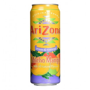 Arizona Mucho Mango 23.5oz (695ml) (Pack Of 6)